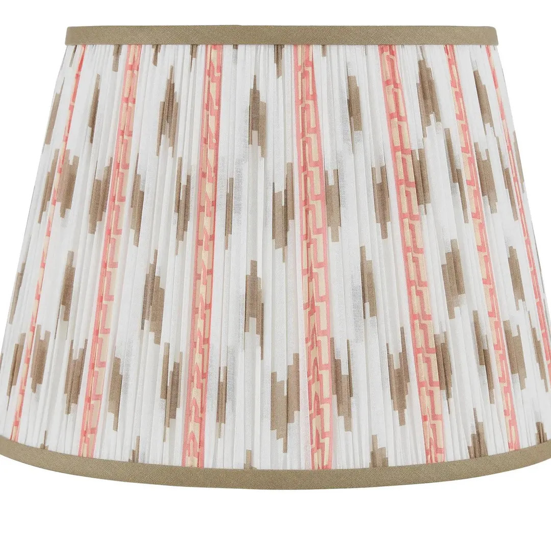 Pleated Lampshade-cotton Pleated Lampshade- Grandmillenial Lampshade-modern Lampshade-colorful Pr... | Etsy (US)