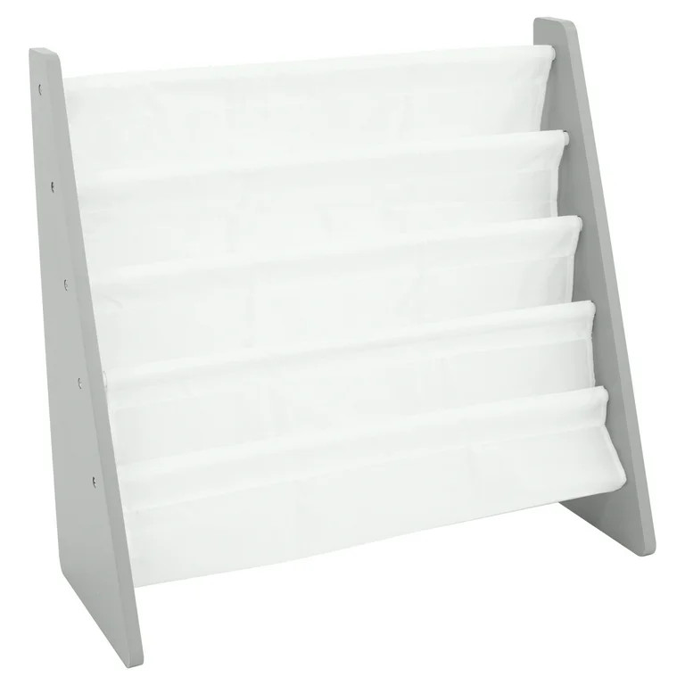 Humble Crew Kids Inspire Bookshelf 4 Tier Book Storage, Grey/White | Walmart (US)