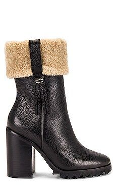 PAIGE Whitney Shearling Lined Boot in Black from Revolve.com | Revolve Clothing (Global)