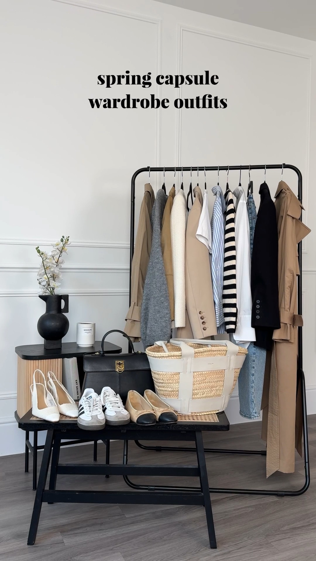 Spring capsule wardrobe outfits 🤍 using the 20 staples from the previous reel 🌤️  here are 10 every day outfits but there really are endless combinations with these pieces 🙋🏻‍♀️ 

Spring capsule wardrobe, classic style, minimal style, outfit inspo 

#LTKworkwear #LTKspring #LTKstyletip
