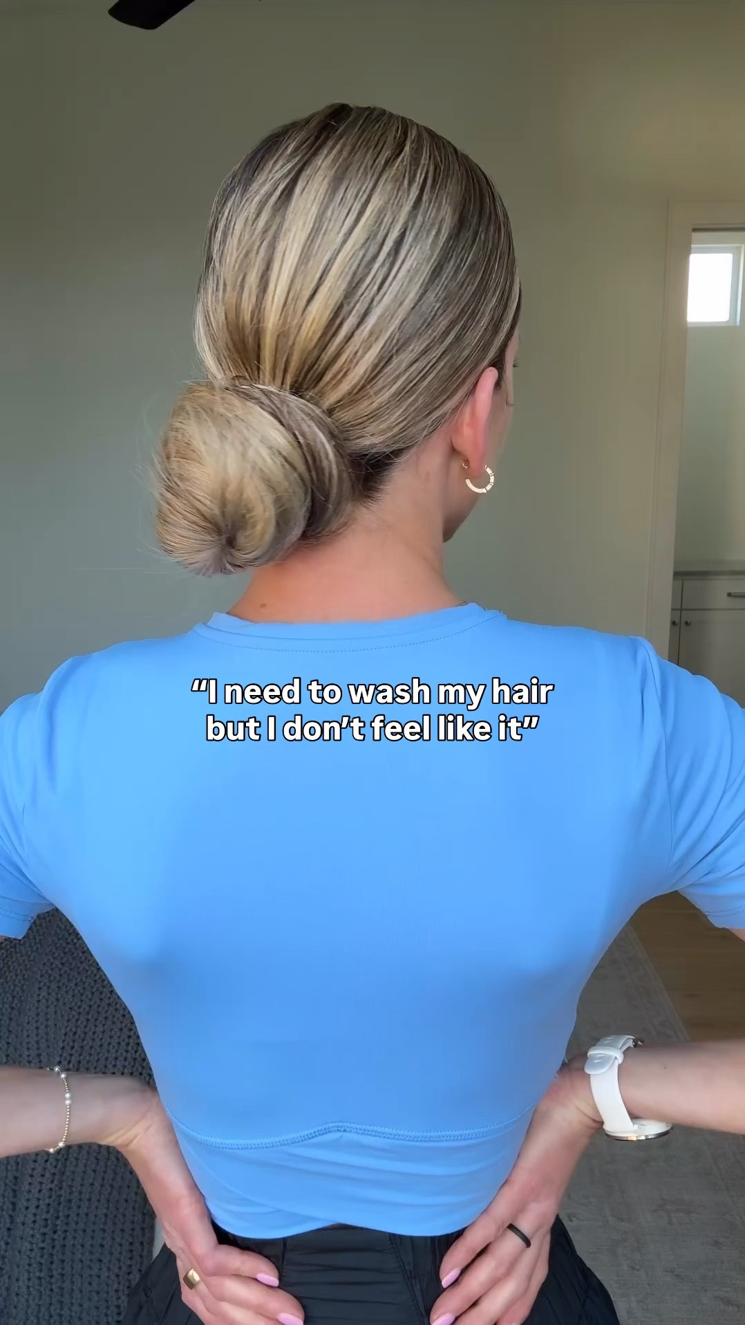 What I use for my slick back bun  when I’m avoiding hair wash day - this is also my go to vacation and summer hair style 

#LTKBeauty #LTKdayinmylife #LTKmomlife