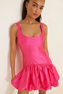 Hutch Drop Waist Bubble Mini Dress | Anthropologie (US)