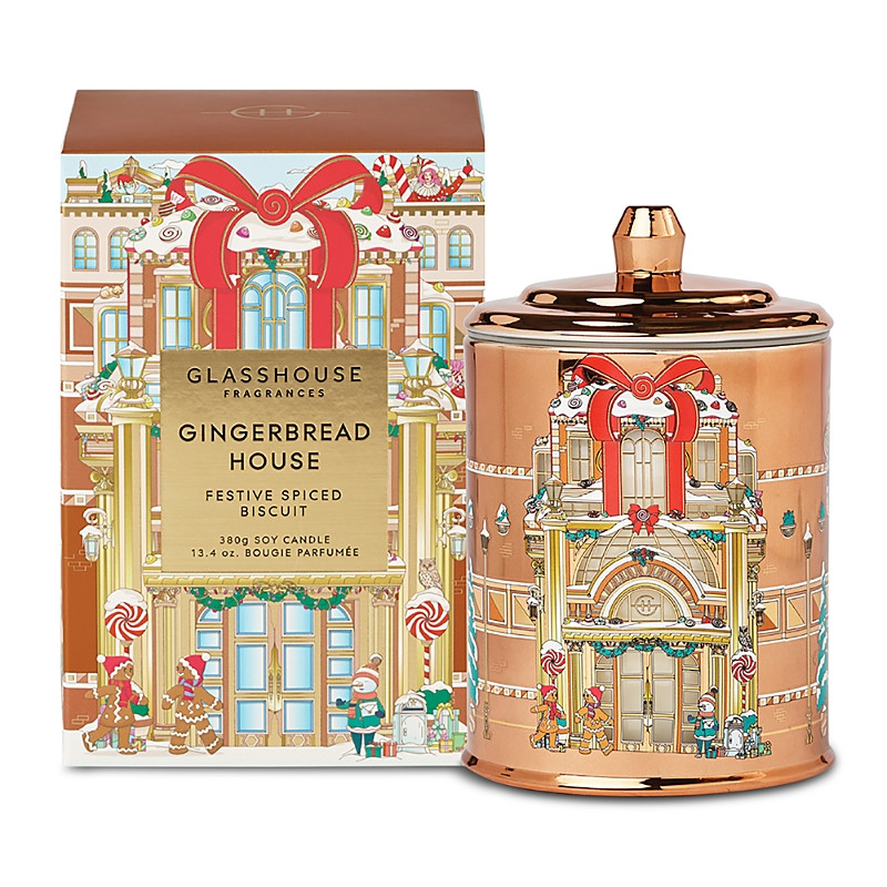 Glasshouse Fragrances Gingerbread House Candle | Bloomingdale's (US)