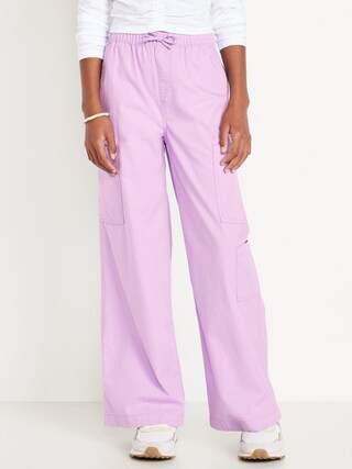 Pull-On Super Baggy Cargo Pants for Girls | Old Navy (US)