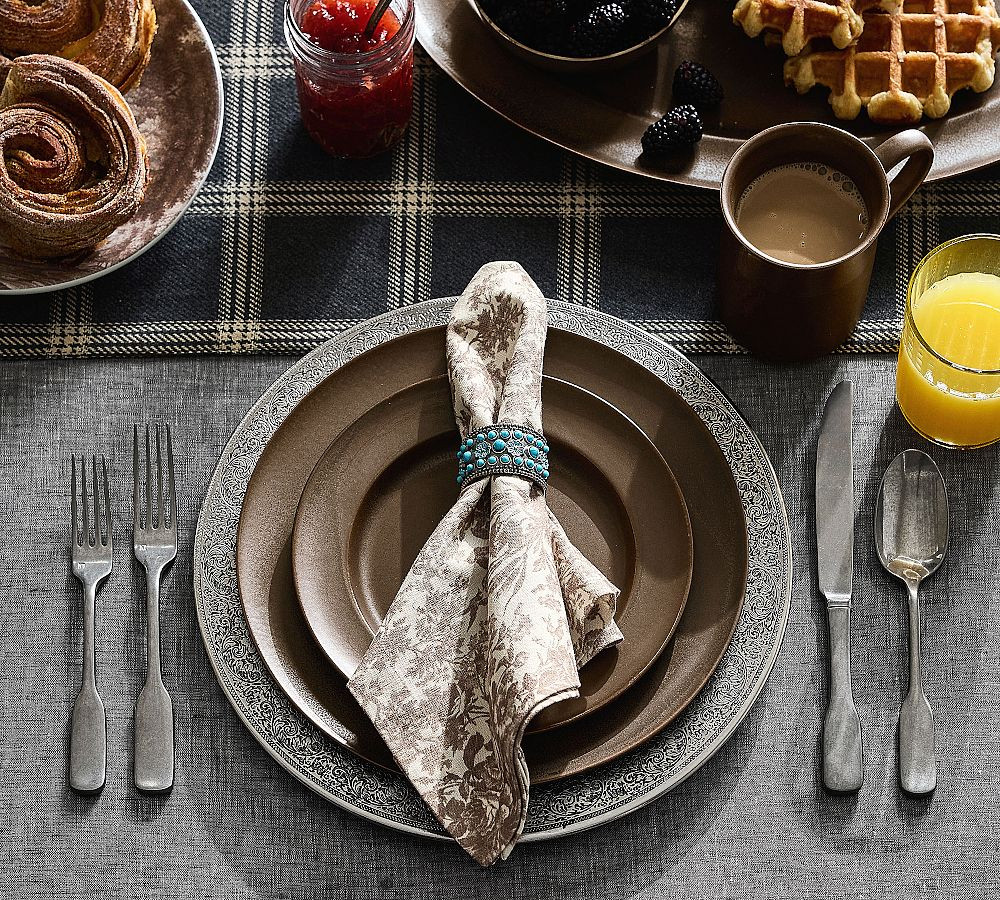 Sorrel Toile Organic Cotton Napkins - Set of 4 | Pottery Barn (US)
