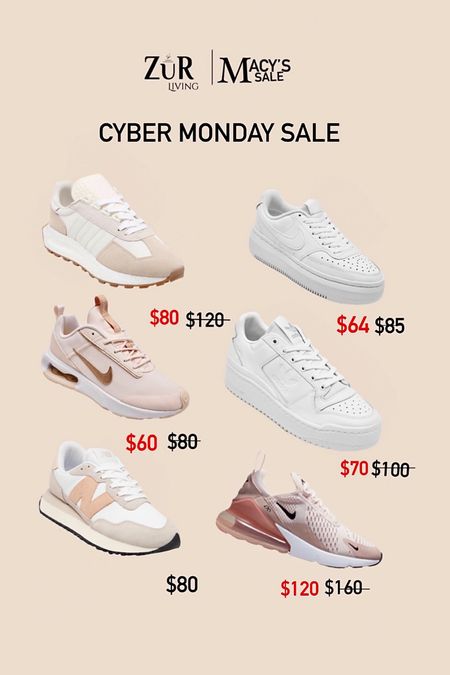 Cyber Monday Sale , Macy’s sale 
Neautral Color Sneakers, gift idea , sales , Black Friday sale 

#LTKGiftGuide #LTKHoliday #LTKfamily