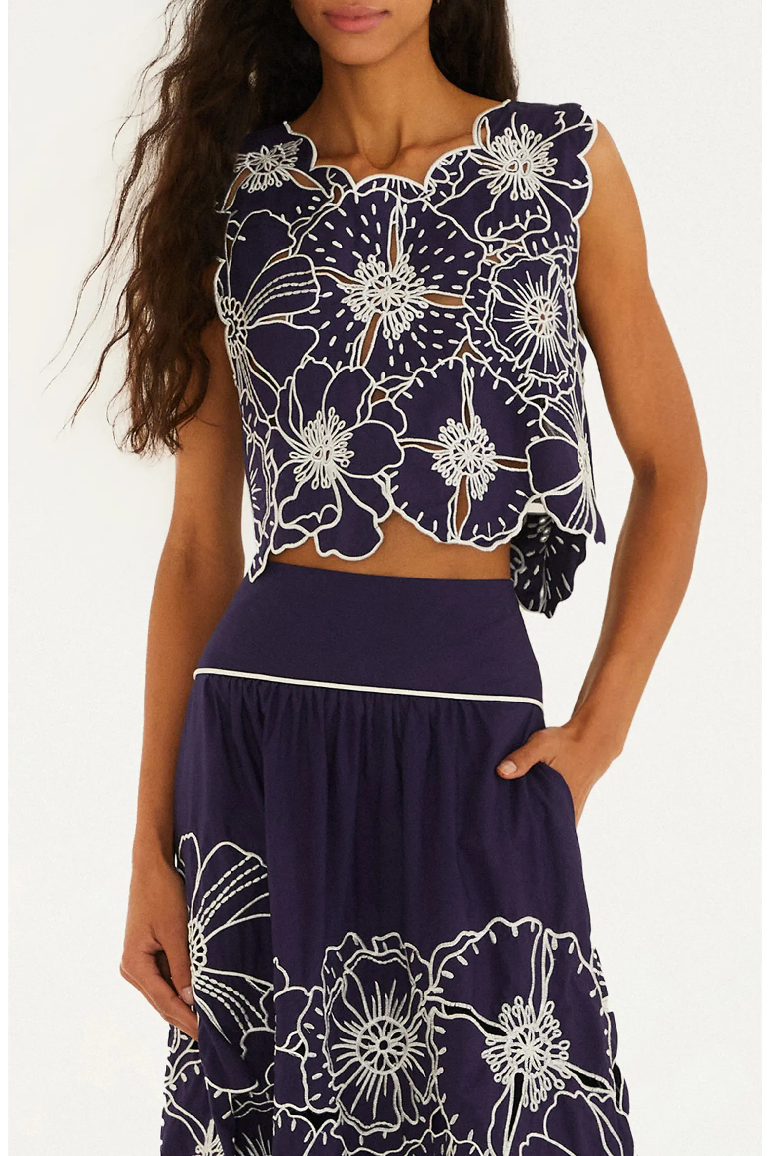 Richelieu Floral Embroidered Top (Women) | Nordstrom | Nordstrom