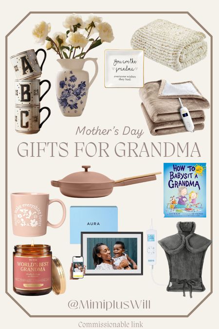 Gifts for mom or grandma for Mother’s Day!! 

Gifts for her, gifts for gram, grandmother’s day, gifts for mom, best mom, candles for mom, favorite mother, MIL gifts, mother in law gifts, aura frame, grandma book, heated blanket, flowers, blankets, mugs, best grandma candle

#LTKfindsunder100 #LTKfindsunder50 #LTKGiftGuide