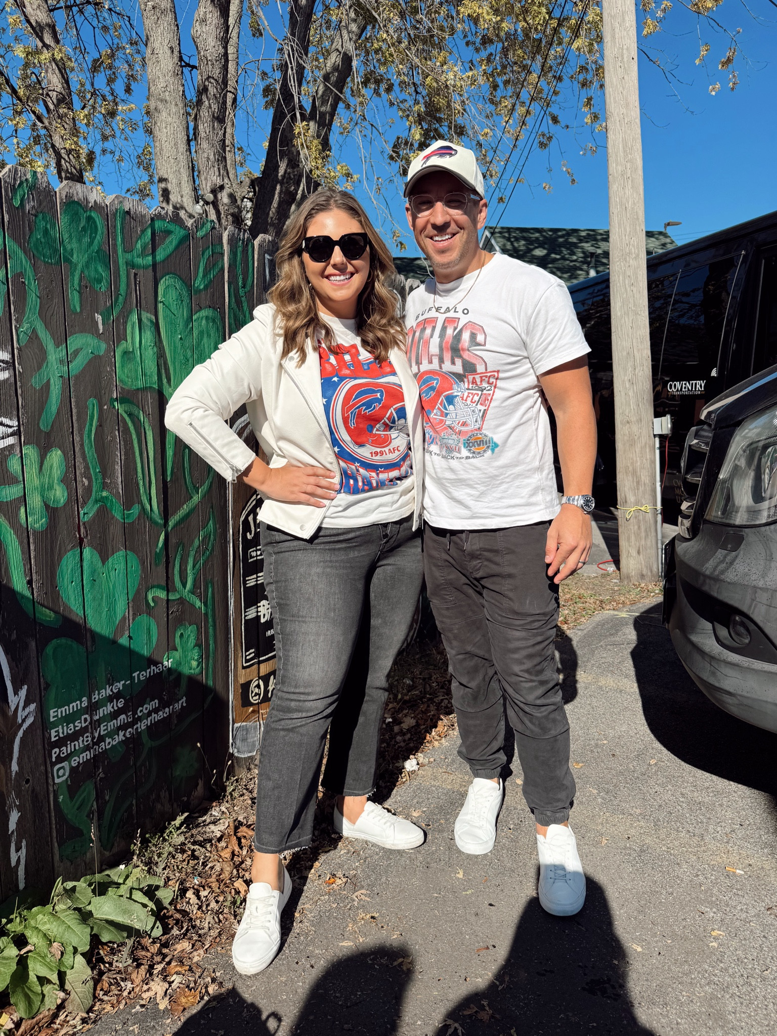 Big W on a Sunday! I’m wearing size XL in top & moto jacket, 16Plus in jeans (sharing similar styles). BK is wearing M in t-shirt. 

#LTKMidsize #LTKSeasonal #LTKStyleTip