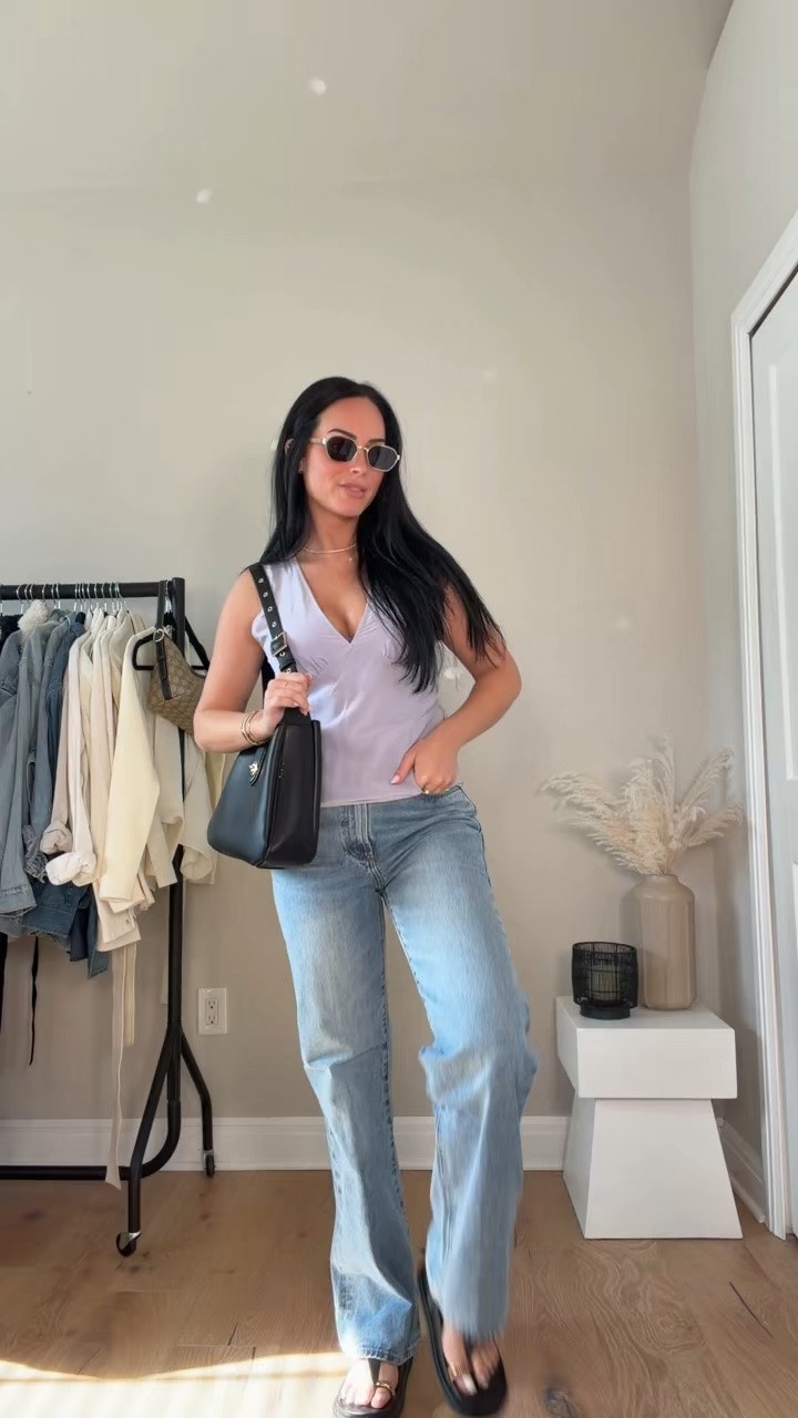 Spring Outfit inspo 💜  I will have the outfit details on my LTK


My sizing 5’7, 145lbs, 32dd
I’m wearing a size small top, size 27 jeans

@Aritzia  
spring outfit inspo, spring style, spring fashion, spring wardrobe, spring staples, elevated basics, capsule wardrobe, neutral outfits, soft feminine style, minimal chic, everyday outfit, casual chic, light layers, transitional outfit, classic style, timeless pieces, effortless style, street style spring, brunch outfit, coffee run outfit, pilates outfit, weekend look, clean girl aesthetic, neutral aesthetic, outfit ideas