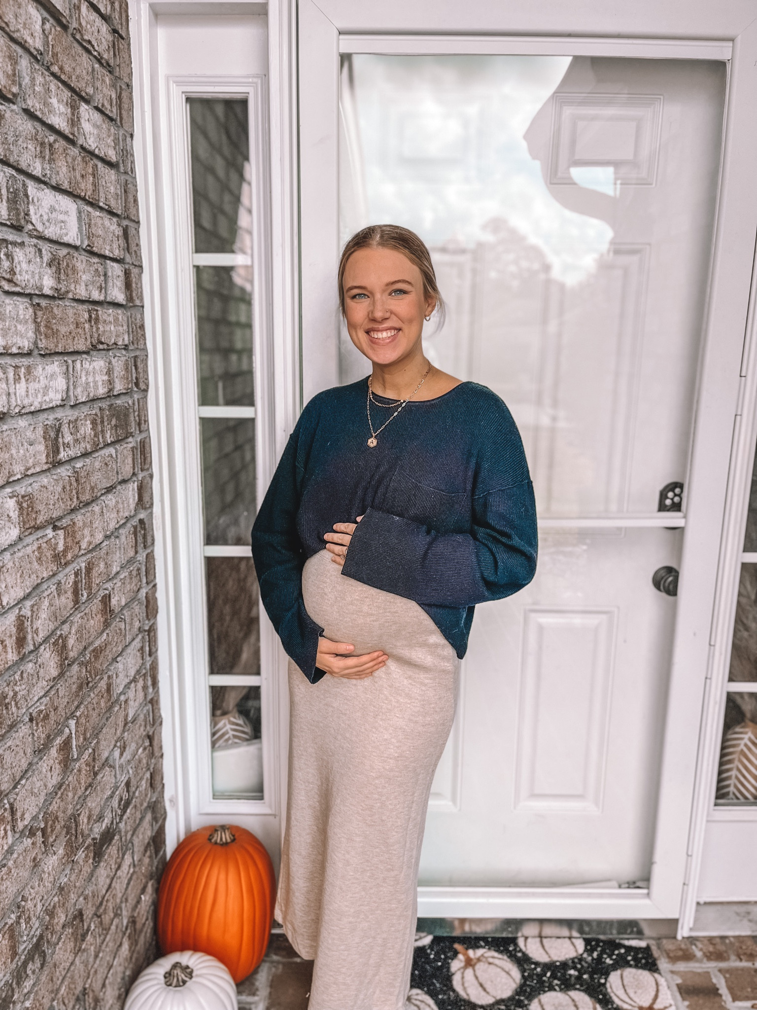 in my pre-pregnancy size and it fits over the bump at 26 weeks! 

#LTKFindsUnder50 #LTKWorkwear #LTKFamily