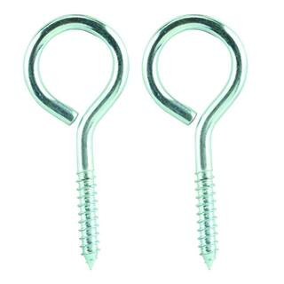 3/4 in. x 3 in. Zinc-Plated Screw Eye (2-Pack) | The Home Depot