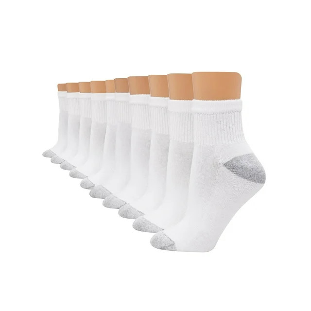 Hanes Women's Cool Comfort Ankle Socks, 10-Pair Value Pack | Walmart (US)