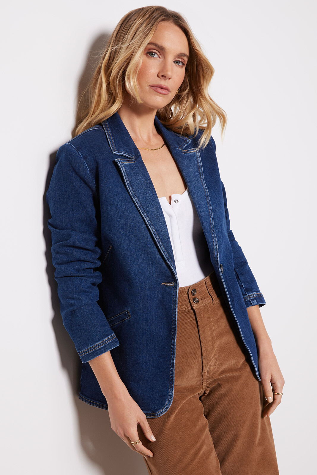 Denim Blazer | Evereve