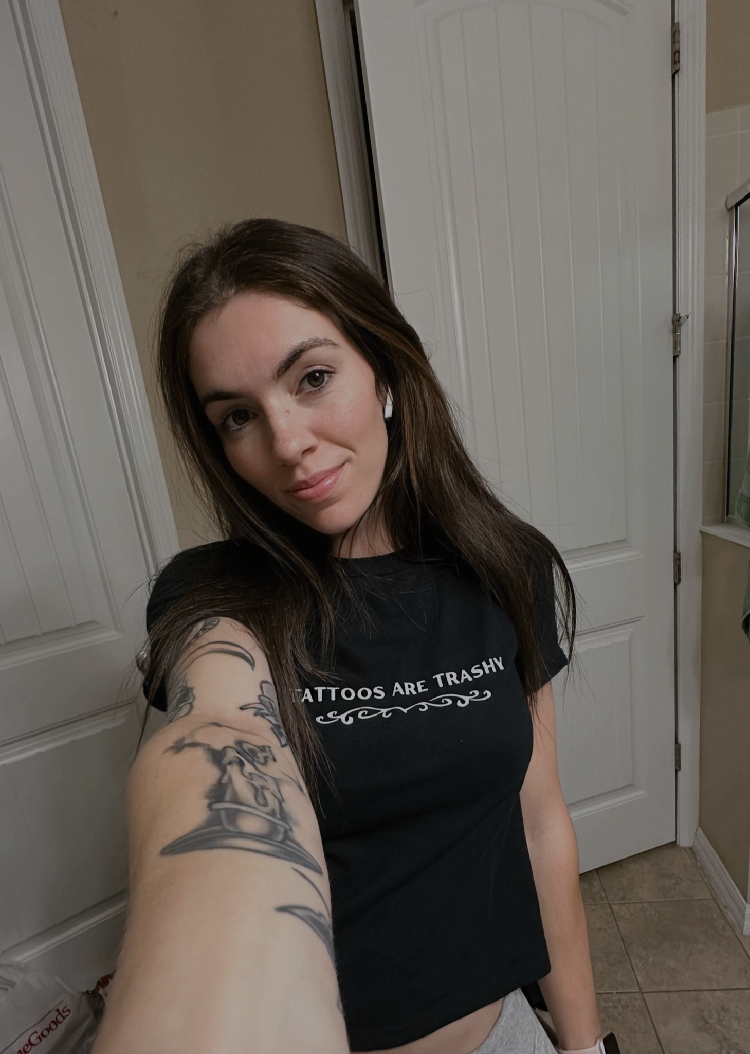 Tattoos are trashy baby tee

#LTKSaleAlert #LTKFallSale #LTKFindsUnder50