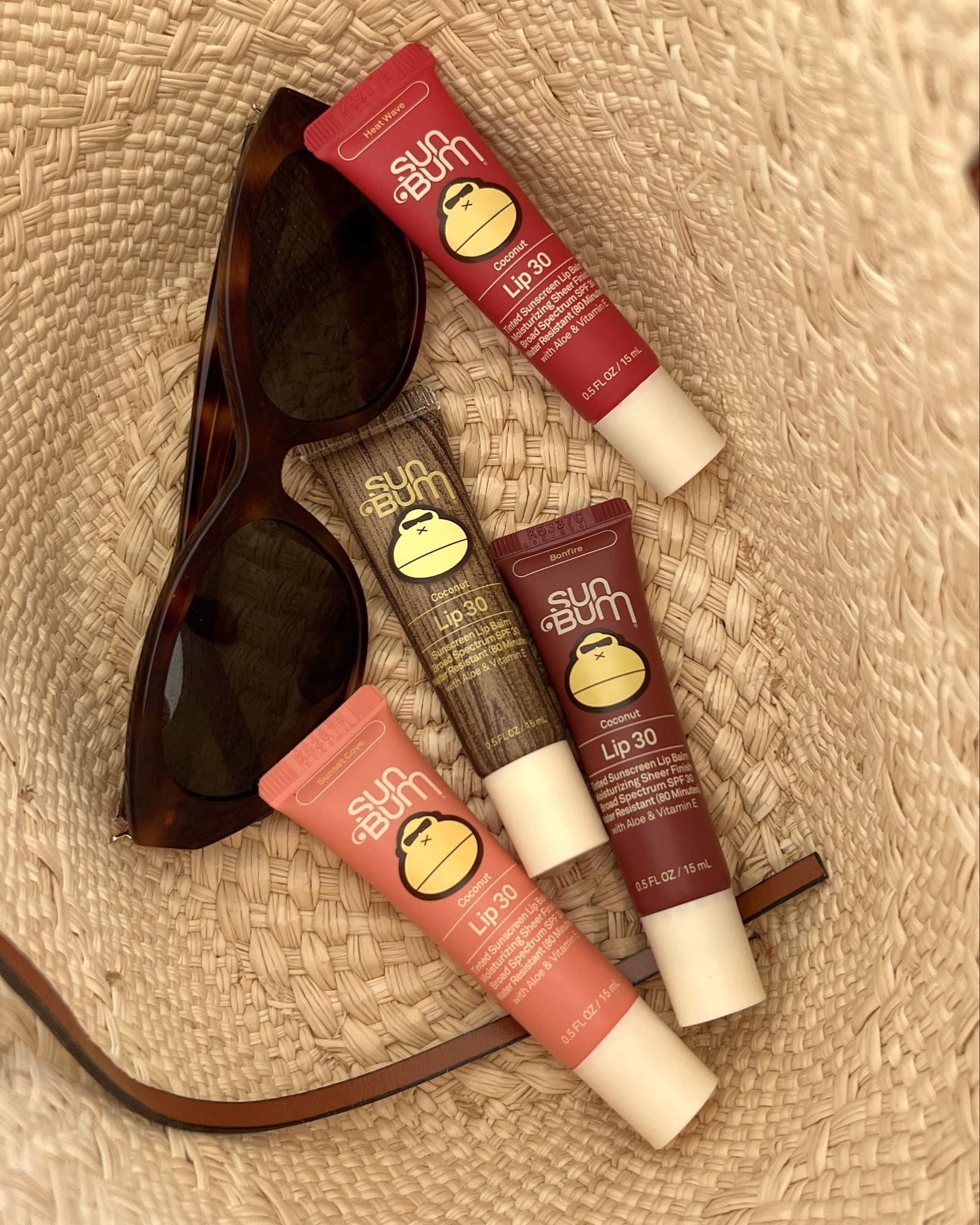 #ad Loving the new Tinted SPF 30 Lip Balms from @sunbum that just launched at @target! I’ve been a fan of the original clear version, excited to see tinted options in three beautiful colors:

Sunset Cove – a soft warm pink
Bonfire – the perfect soft mauve
Heat Wave – stunning bold red (online only)
Original – clear 

Available online & in-store in the sunscreen section of Target - Heat Wave available online only!

#sunbumpartner #TargetPartner #Target