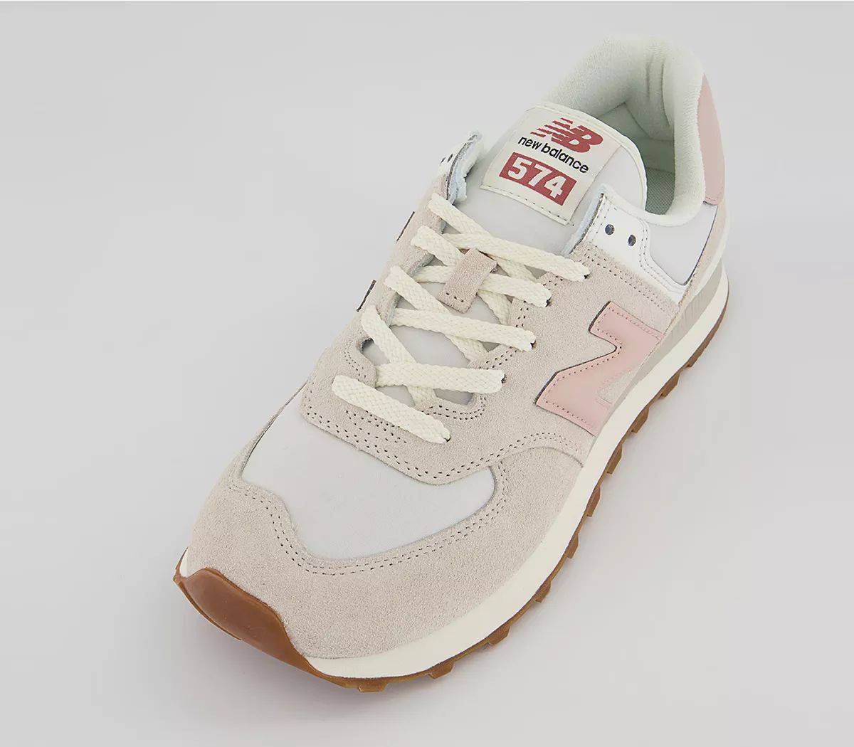 New Balance
								574 Trainers
								Off White Pink | OFFICE London (UK)