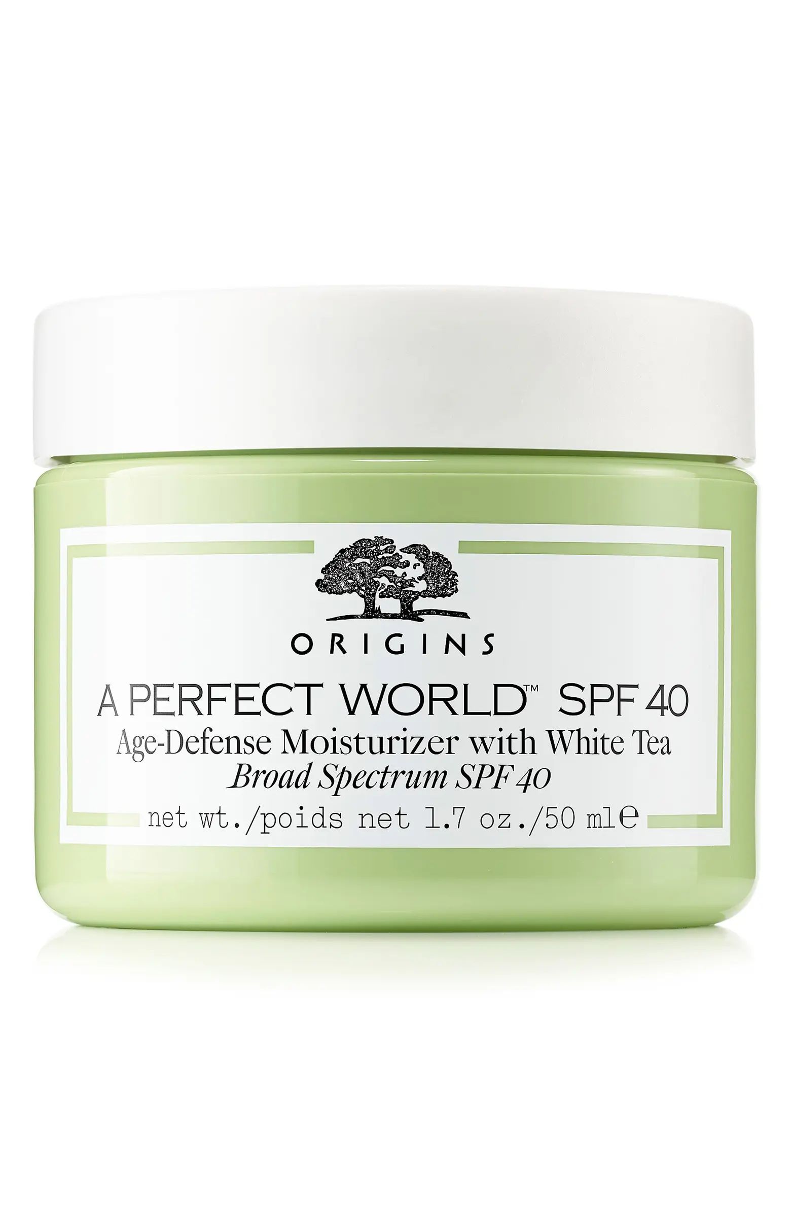 Origins A Perfect World™ SPF 40 Age-Defense Oil-Free Moisturizer with White Tea | Nordstrom | Nordstrom