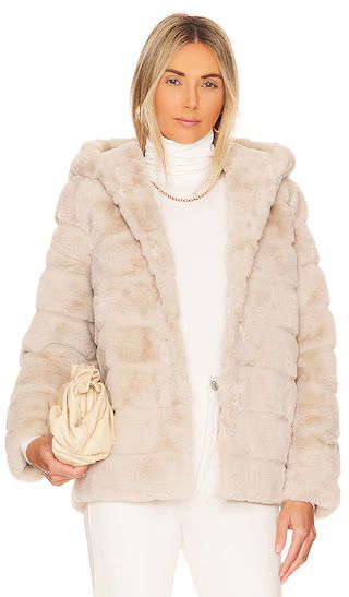 Goldie 5 Faux Fur Jacket in Latte | Revolve Clothing (Global)