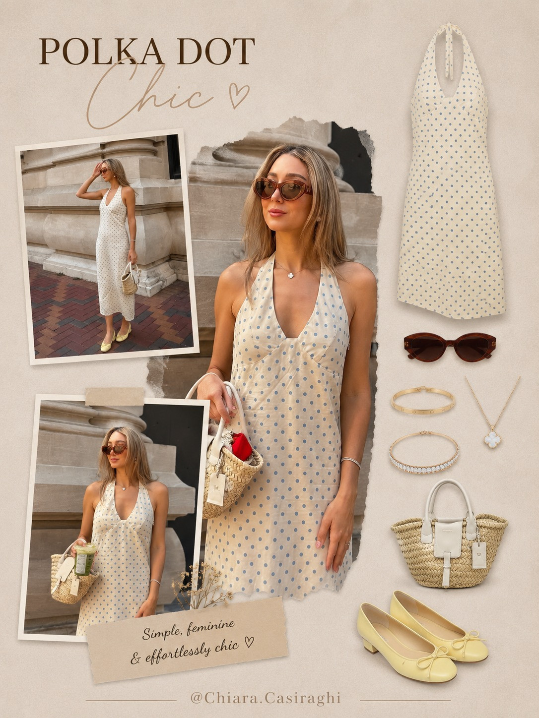 These chic polka dot dresses are perfect for a stylish summer look! #ChiaraCasiraghi
 

 #LTKvlog #LTKU #LTKSaleAlert