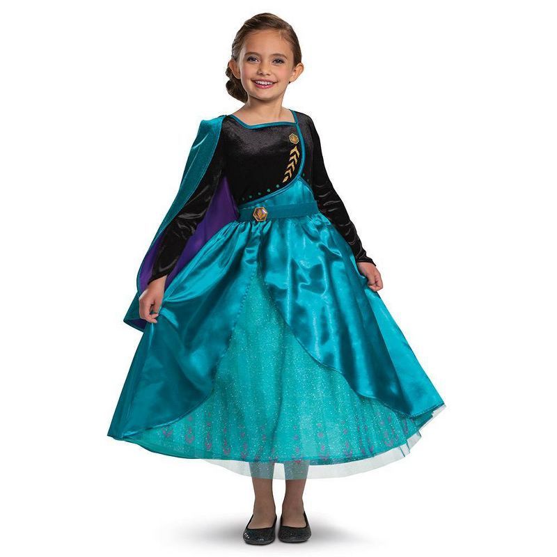 Kids' Disney Frozen 2 Anna Deluxe Halloween Costume Dress | Target