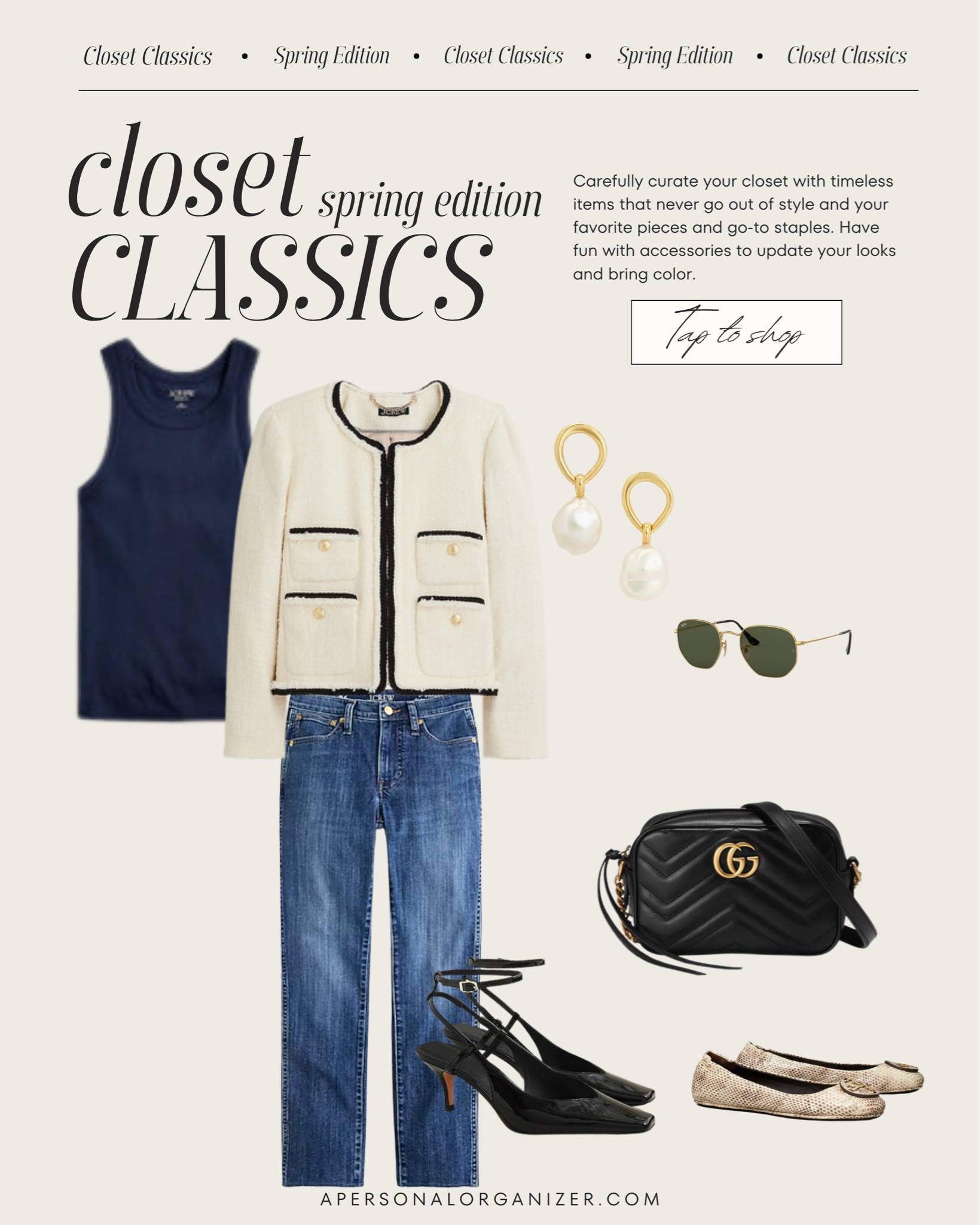 Choose the Easter Outfit that fits your style and your family life. If running after the little ones is part of the day, skip the heels and wear a stylish and comfy pair of flats. Pairing jeans with a lovely lady jacket will keep you comfortable and warm but, above all, looking very chic! 

#LTKfamily #LTKover40 #LTKstyletip