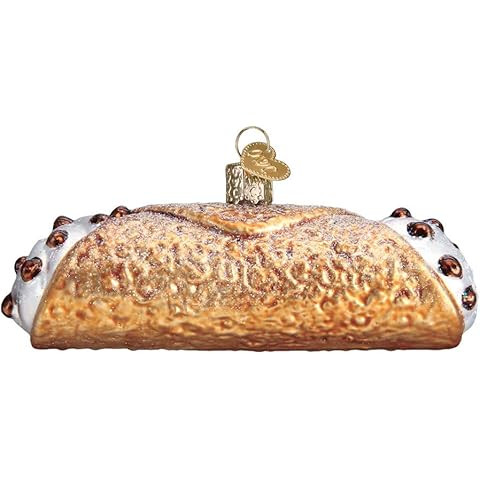 Old World Christmas Cannoli Glass Blown Ornament for Christmas Tree, Handcrafted Holiday Decorati... | Amazon (US)