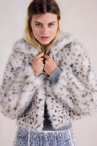 Louder Please Hooded Faux Fur Jacket | Free People (Global - UK&FR Excluded)