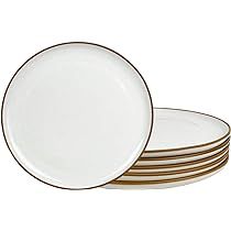 Mora Ceramic Dinner Plates Set of 6, 10 inch Dish Set - Microwave, Oven, and Dishwasher Safe, Scratc | Amazon (US)