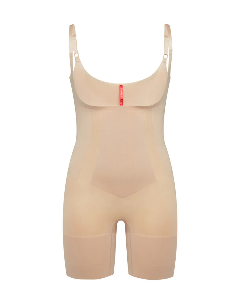 OnCore Open-Bust Mid-Thigh Bodysuit | Spanx