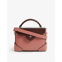 Micro bold leather shoulder bag | Selfridges