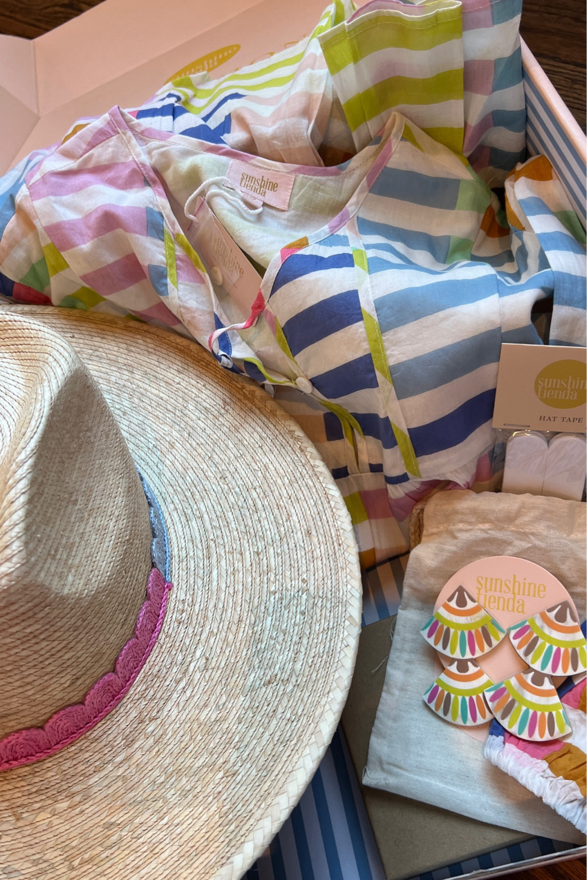 Be vacation happy indeed in this fabulous dress (also used as a cover up), scallop detialed hat, and handmade statement earrings!

I’m in a m/l hat & small dress! 

#LTKSeasonal #LTKtravel #LTKstyletip