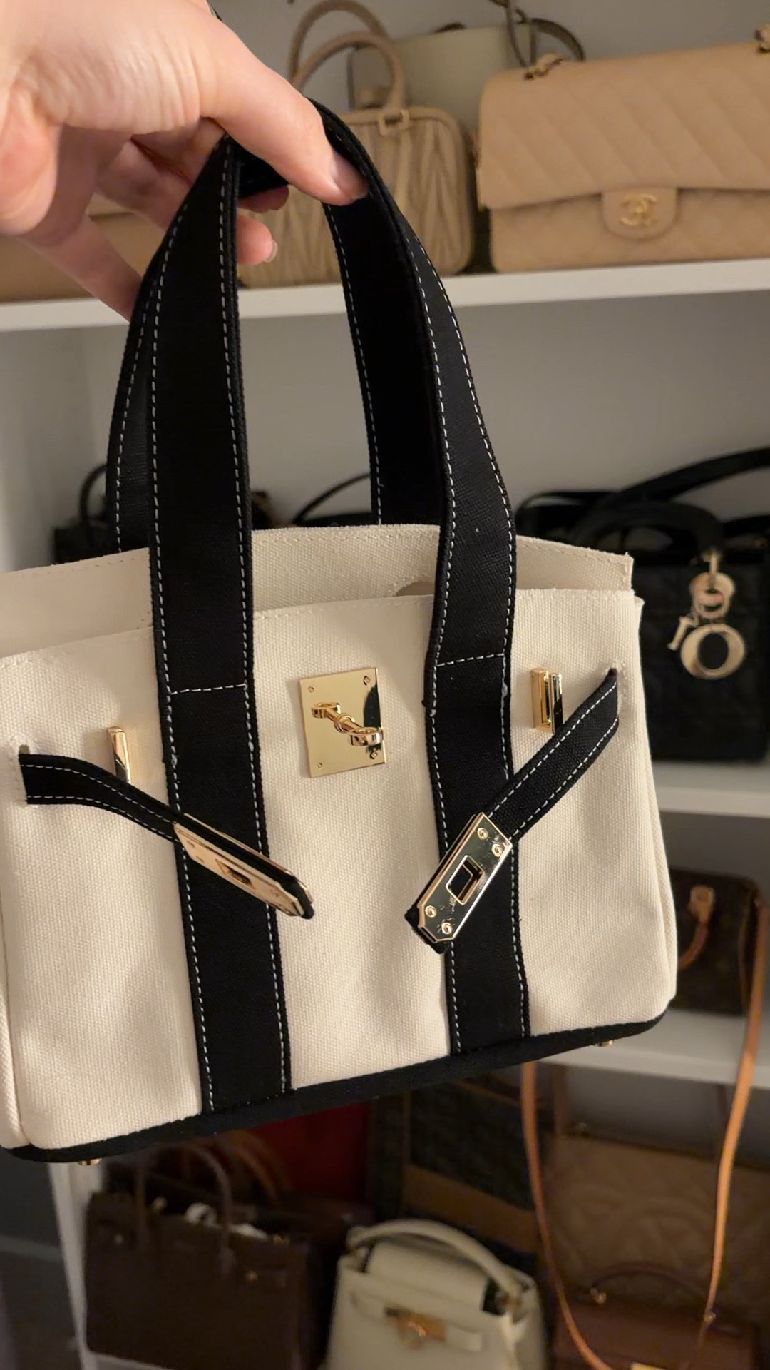 Obsessed with this mini version of the canvas boatkin that I found. Didn't know what to expect in terms of quality, but the canvas is actually really nice, the gold hardware is very pretty and it has nice stable feet.

#LTKTravel #LTKSwim #LTKmomlife