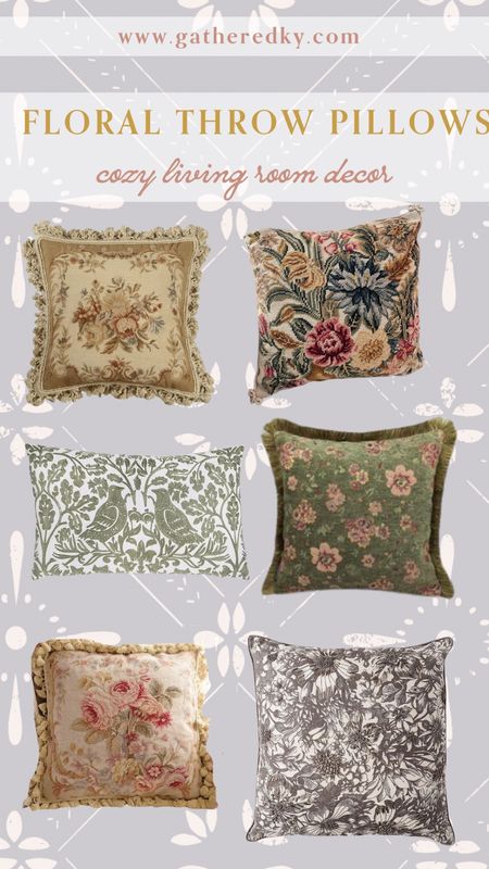 Floral Throw Pillows: Cozy Living Room Decor 

#LTKhome