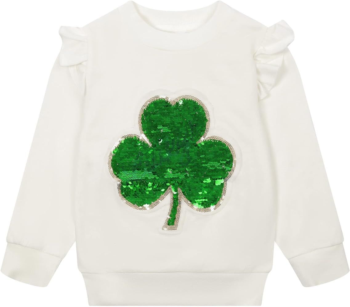 RETSUGO Toddler Baby Girls Sweatshirts Casual Pullover Crewneck Winter Long Sleeve Tops Shirts Cl... | Amazon (US)