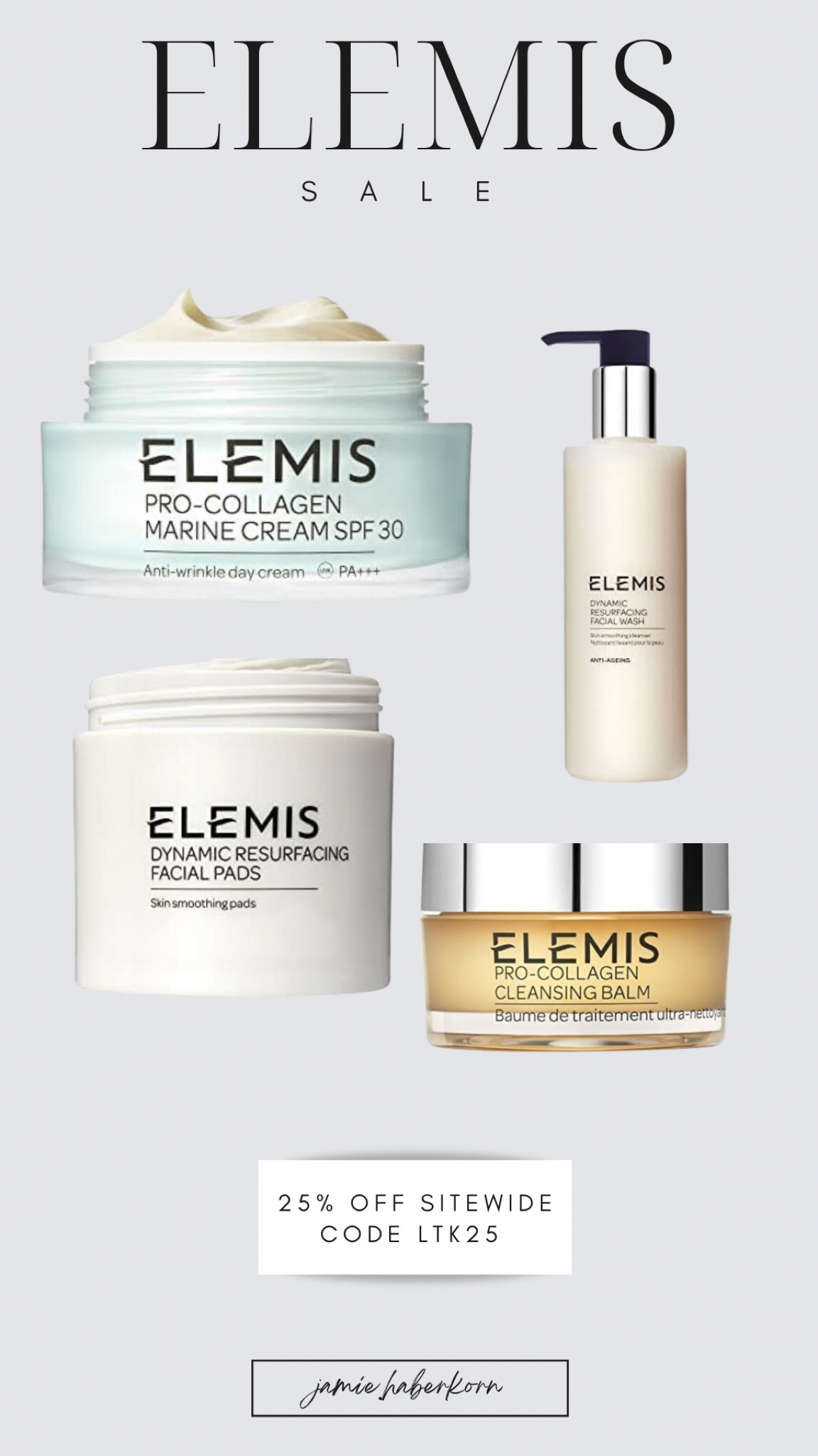 Elemis sale - great last minute gifts & stocking stuffers - 25% off 

Code LTK25

#elemissale #skincaresale #holidays #giftidea #stockingstuffer #beauty

#LTKGiftGuide #LTKbeauty #LTKsalealert