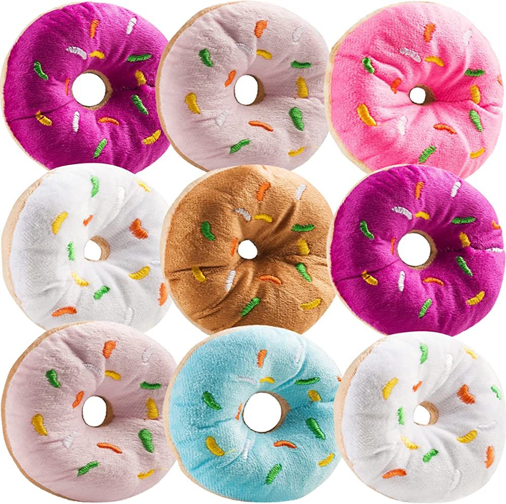 Bedwina Plush Donuts with Sprinkles - (Pack of 12) 1 Dozen Stuffed Donut Pillow Toy Party Favors,... | Amazon (US)