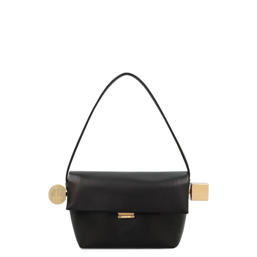 Jacquemus Rond Carre Leather Crossbody Bag | Jomashop.com & JomaDeals.com