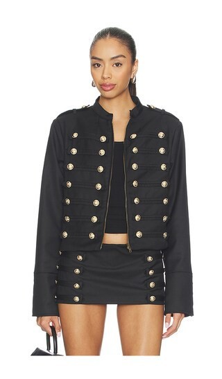 LIONESS Rush Hour Jacket in Black. - size XL | Revolve Clothing (Global)