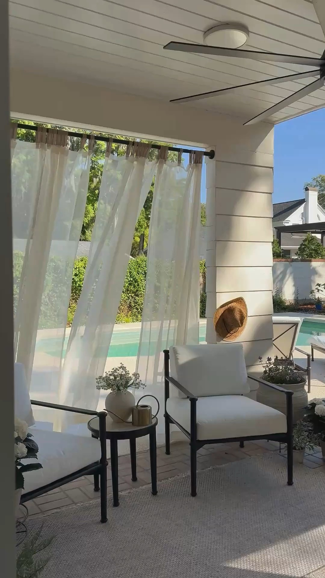 My entire outdoor curtain set up!

#LTKSeasonal #LTKHome