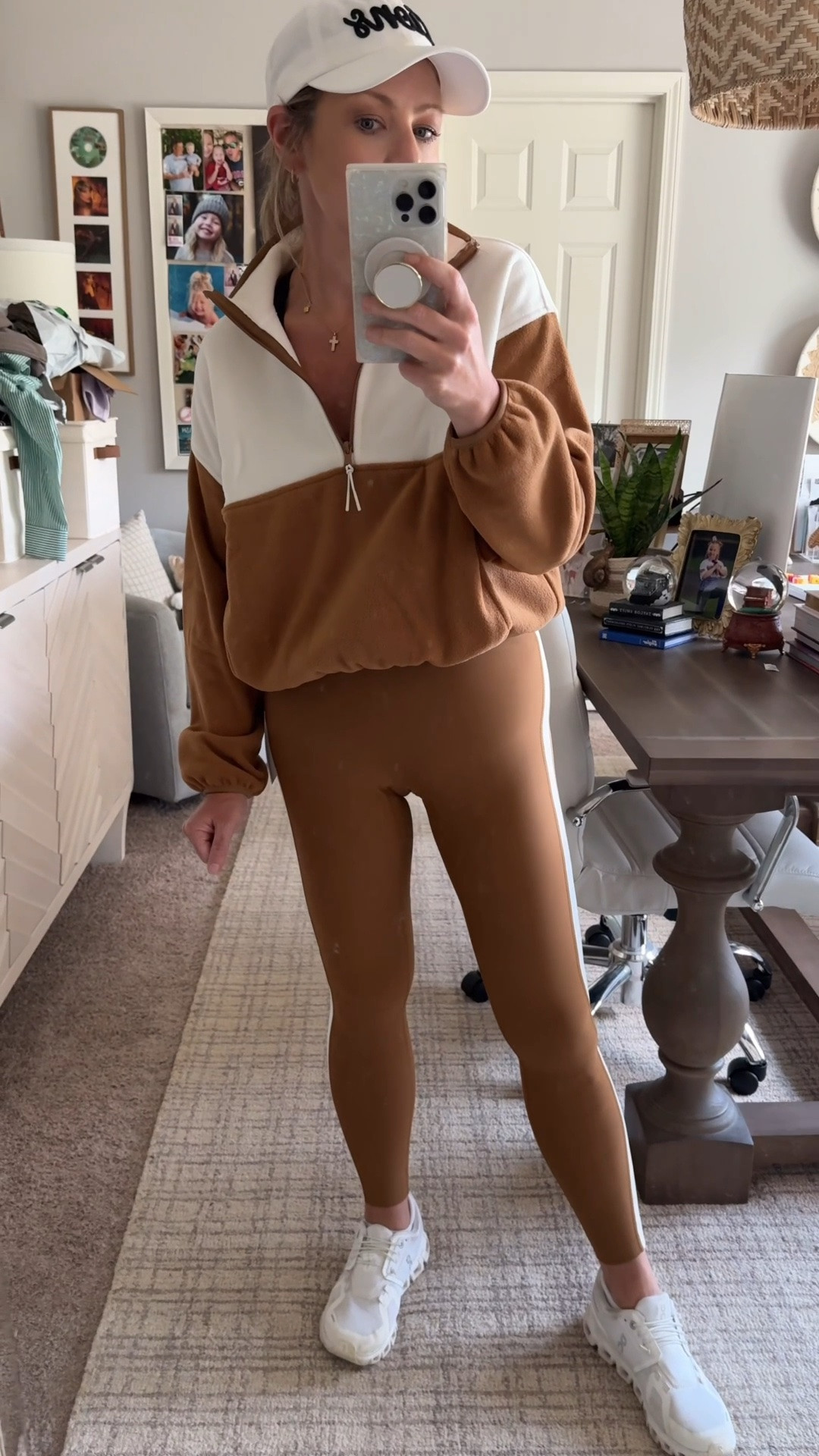 Fall sports mom athleisure all 50% off today! 5’3” wearing an XS Petite in all tops and a S in bottoms. Old navy finds  fall pullover athletic field skirt zip up

#LTKOver40 #LTKPetite #LTKmomlife