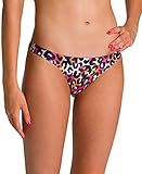 Arena Women's Standard Print Sport Bikini Tie Back MaxLife Swimsuit Bathing Suit Top Swimming, Cheet | Amazon (US)