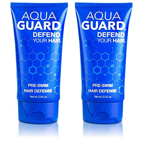 AquaGuard Pre-Swim Hair Defense | Prevents Chlorine Damage + Softens Hair | Made in California | Color Safe, Great Scent | 5.3 oz (2 Pack) | Amazon (US)