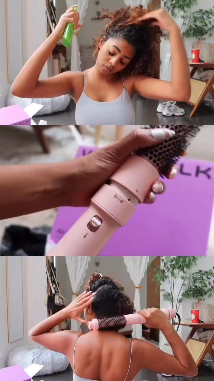 okaay…so I know I ranted and raved about my usually blowout routine, HOWEVER…comma…💀

I’m loving @wavytalkofficial’s Air Sculpt 5-in-1 😍 the set comes with 5 styling heads, but so far I have only used their ‘blowout boost’, which is 💋CHEF’S KISS💋

literally only took me about 30 minutes to blowout and style my hair. OBSESSED.🙌🏽❤️

#blowoutroutine #diyblowout #hairproducts #stylingproducts