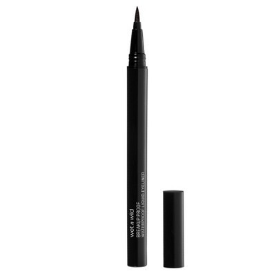 Wet n Wild Megalast Breakup-Proof Liquid Eyeliner – Black - 0.03 fl oz: Vegan, Defining, Matte Finish | Target