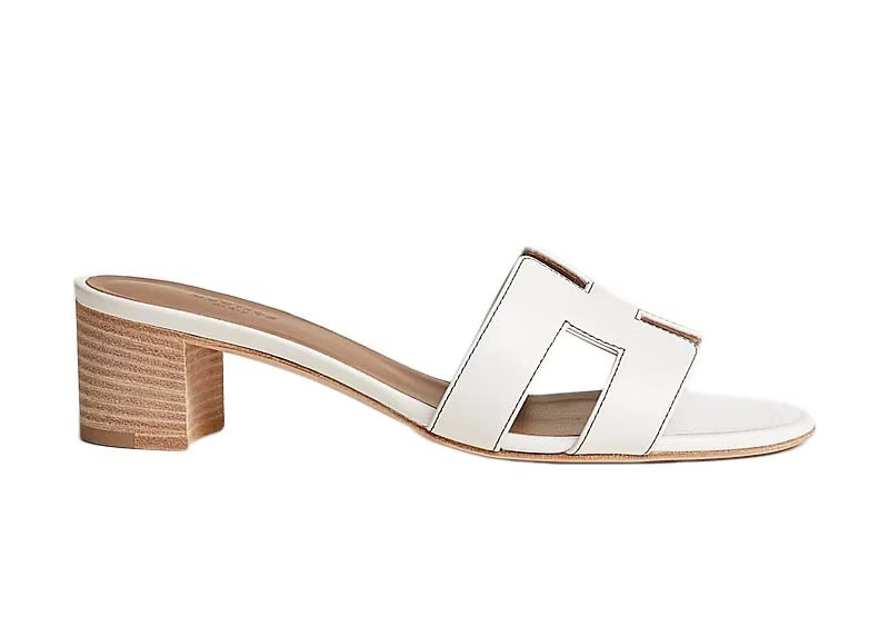 Women's Hermes Oasis Calfskin Sneakers in Blanc | StockX