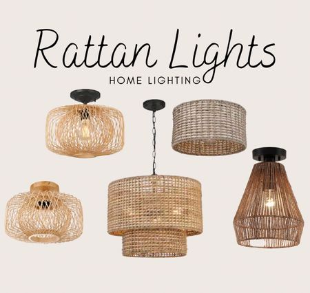 Rattan Light Fixtures ⚡️ 

Shop these stunning new fixtures for living spaces, entryway, laundry room, hallway and more! Home lighting 

#LTKstyletip #LTKhome #LTKFind