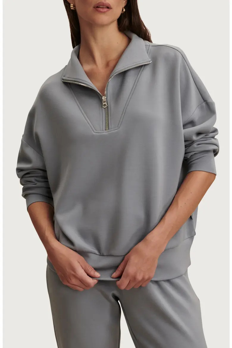 Hawley DoubleSoft Half Zip Pullover (Women) | Nordstrom | Nordstrom