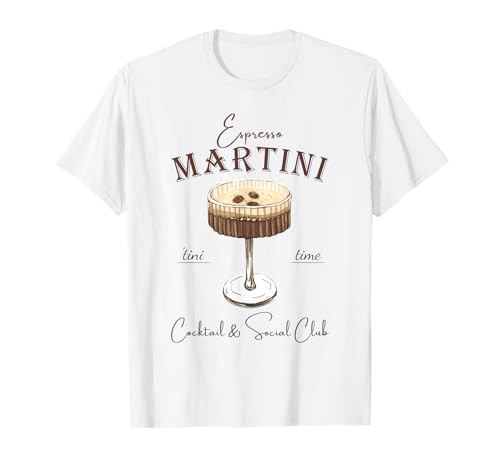 Espresso Martini Social Club Drinking Vintage T-Shirt | Amazon (US)