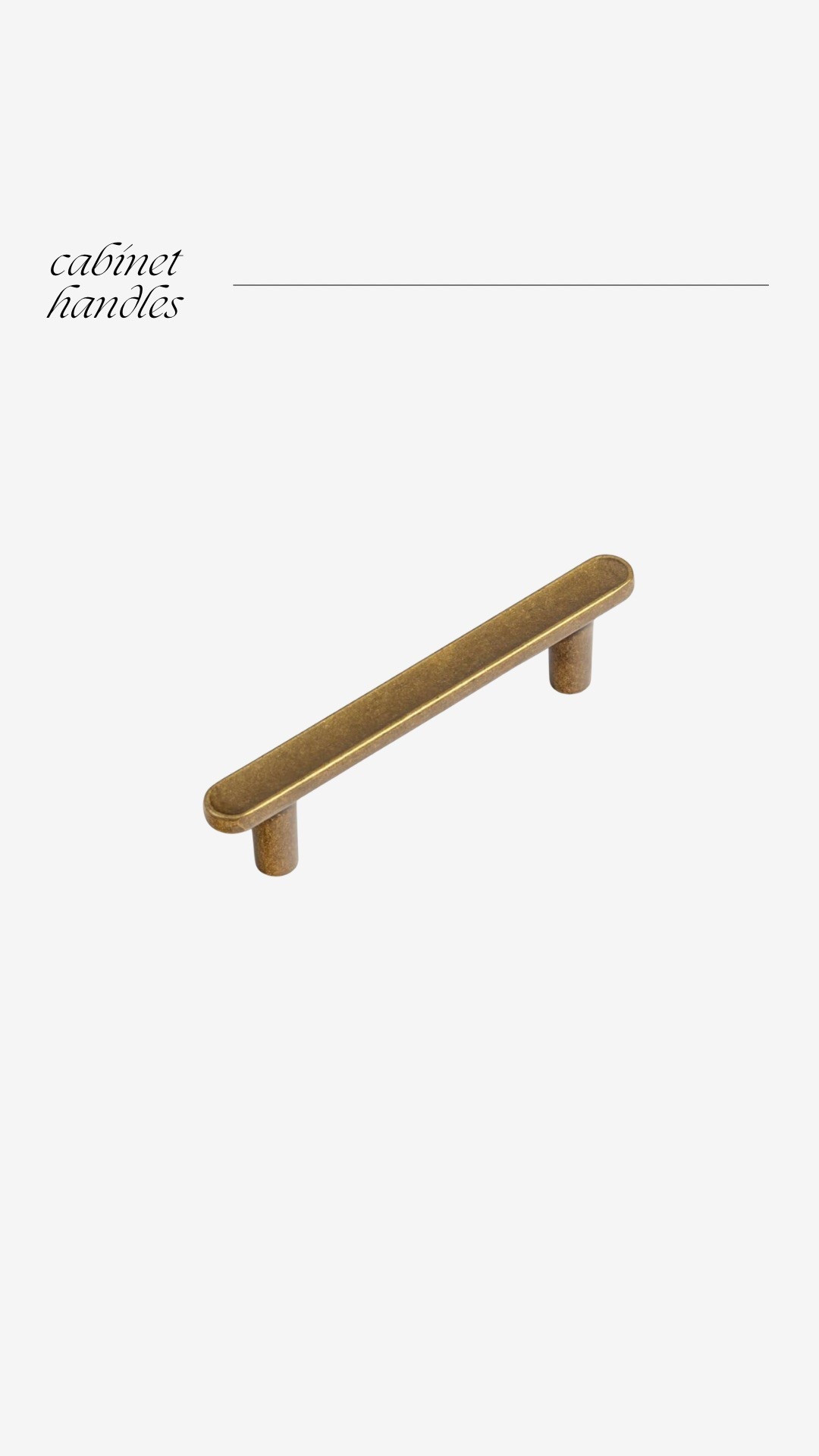 The Amazon cabinet handles I ordered for our bathroom! 3”. $18 for a set of 6! 